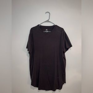 Black H&M Long Fit Tee